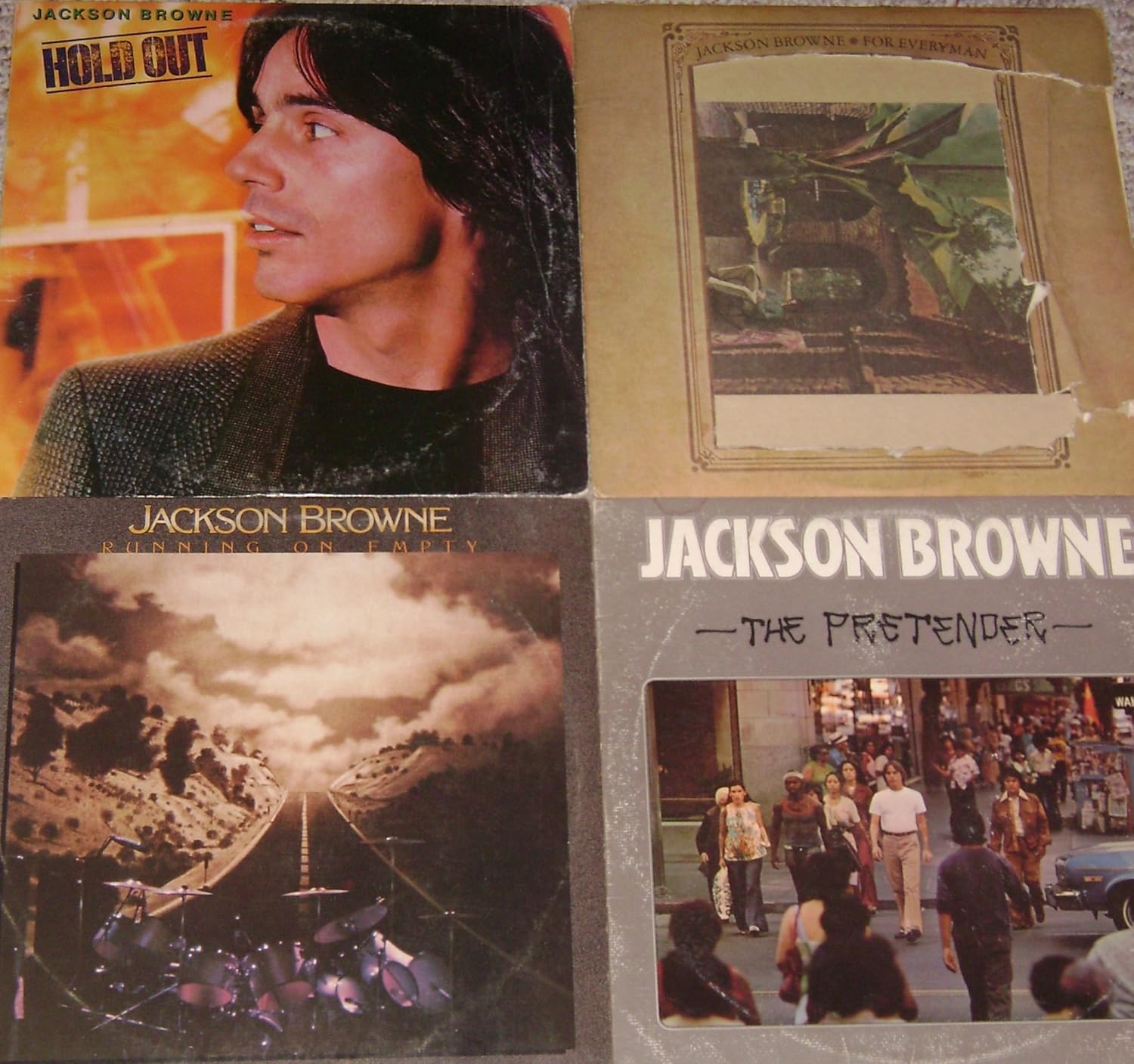 Jackson Browne JACKSON BROWNE For Everyman, Running On Empty, Hold