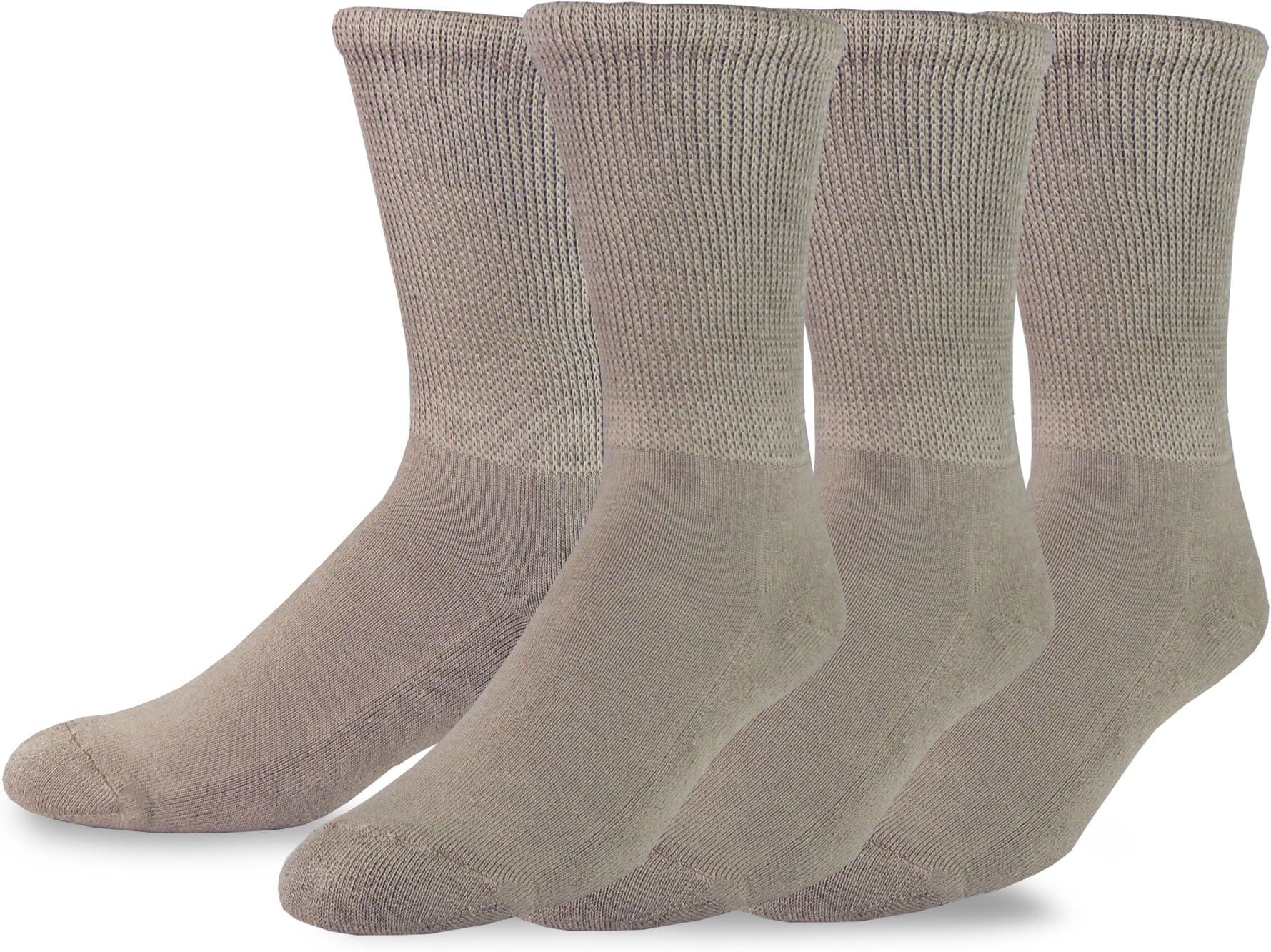 TeeHee Viscose from Bamboo Diabetic Sports Cushion Crew Assorted Multi Pair Pack