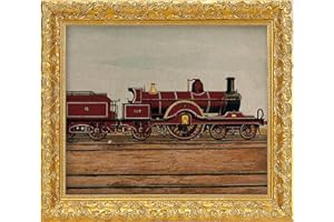 YIVIVEN Plein Air Frame for 16x20 Oil Painting Art Prints, Wood Vintage Gold Canvas Floater Frame, Antique Ornate Canvas Floating Frames (16"x20",Gold)