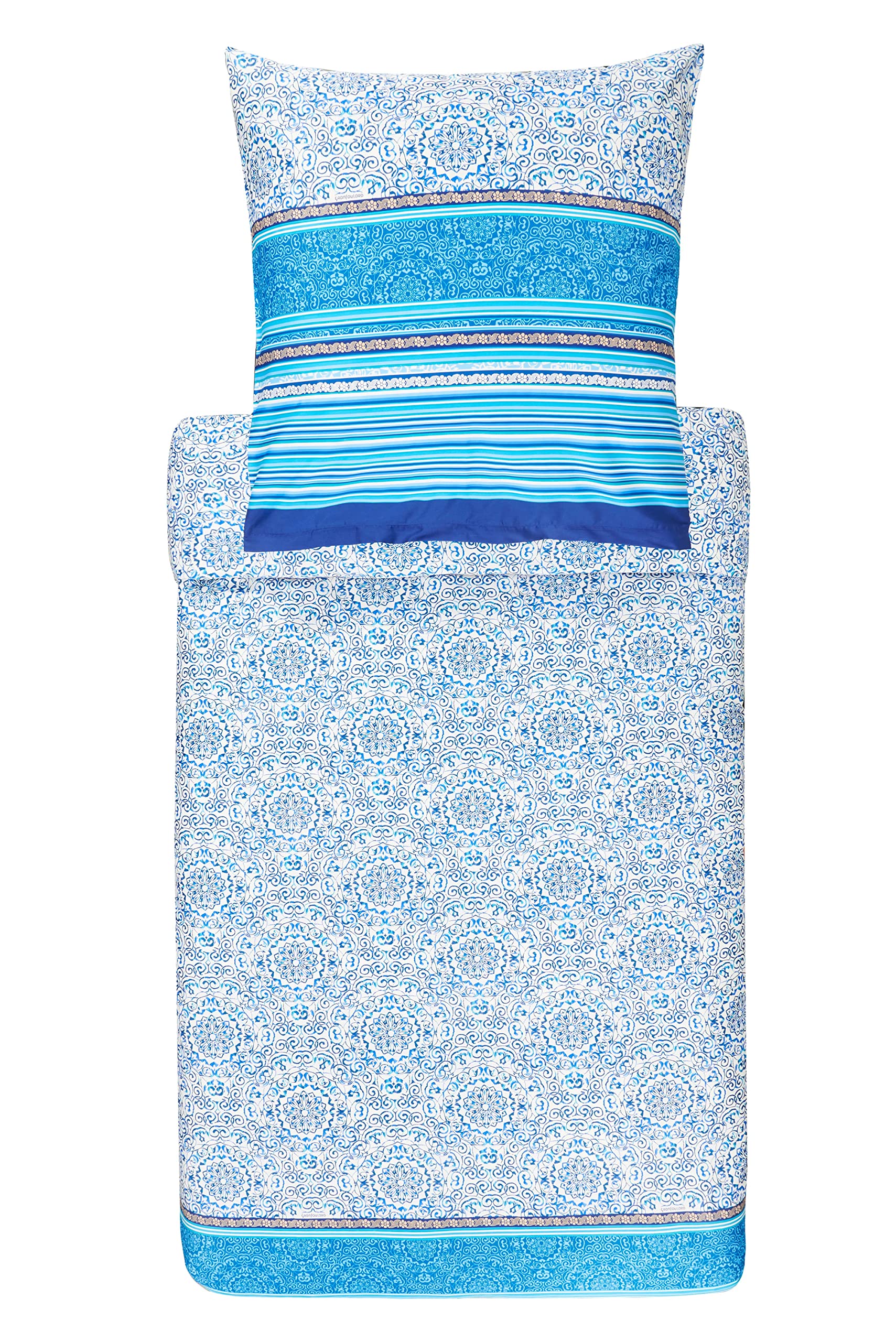 Bassetti Bed Linen Cotton Blue 135 x 200 cm 2