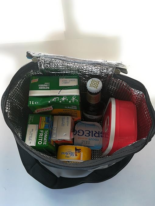MS Bolsa Térmica Comida Trabajo Dura » Color Gris » para la ...