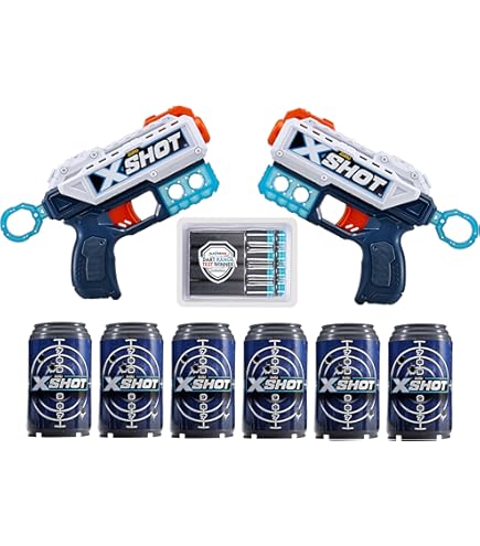 Amazon.com: X-Shot Excel Fury 4 Foam Dart Blaster (16 Darts) by