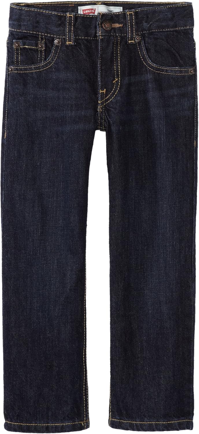 Levi's Boys' 505 Regular Fit Jeans: Clothing