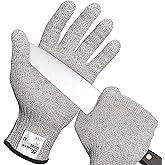 Schwer SlicePro ANSI Cut Resistant Gloves, Food Grade Cutting Glove for Kitchen Food Prep, Mandoline Gloves for Meat Cutting,