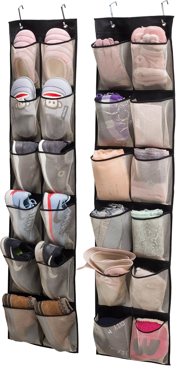 KIMBORA Over Door Organizer Hanging Shoe