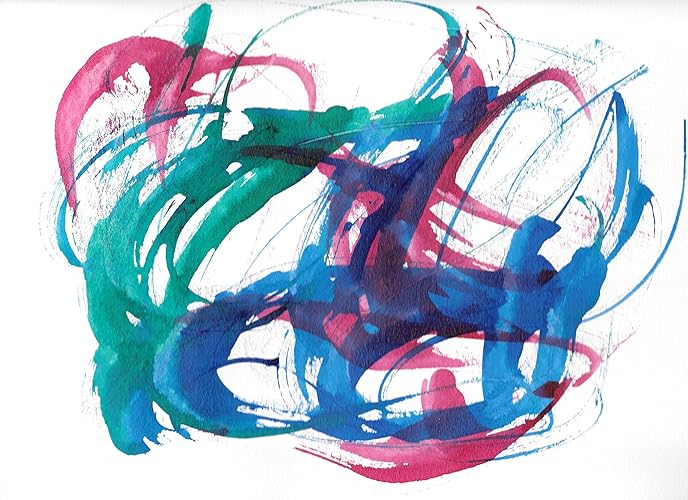 Amazon.com: Original Painting - Abstract 2015-77 - 9" x 12 ...
