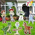 Toy Inspired Story Birthday Party Supplies, 7PCS Yard Signs with Stakes, Outdoor Lawn Party Decor, Toy Inspired Story Party Decorations, Yard Signs for Toy Inspired Story Theme Birthday Party