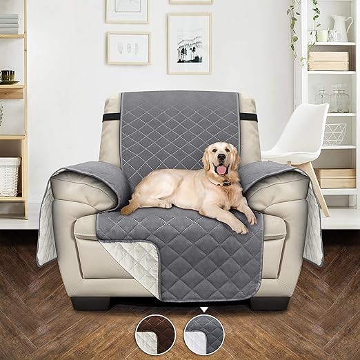 Utopia Bedding Sofa Cover With Adjustable Elastic Straps