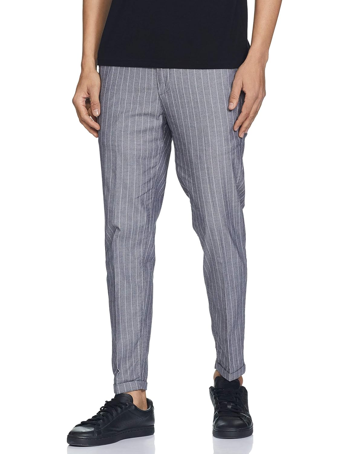 Buy SCULLERS Oxford Mens Stripe Slim Fit Chinos Pants at Amazon.in