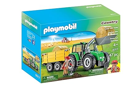 PLAYMOBIL® Traktor mit Anhänger