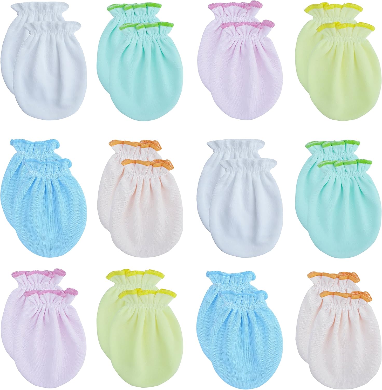 baby girl scratch mittens