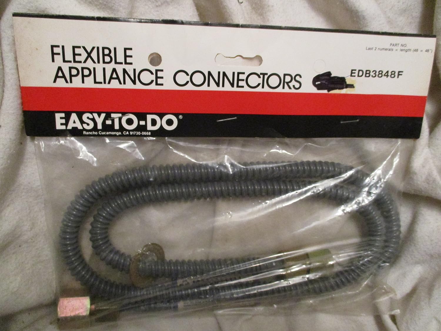 Easy To Do Dryer Flexible Appliance Connectors 4ft 1/2" line