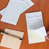 BELLE VOUS 100 Sheets Restaurant Pads Pack of 10 Single Page Order Pad view 5