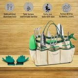 Crystals 11-Piece Garden Tool Set with Tote Bag and Gloves view 2