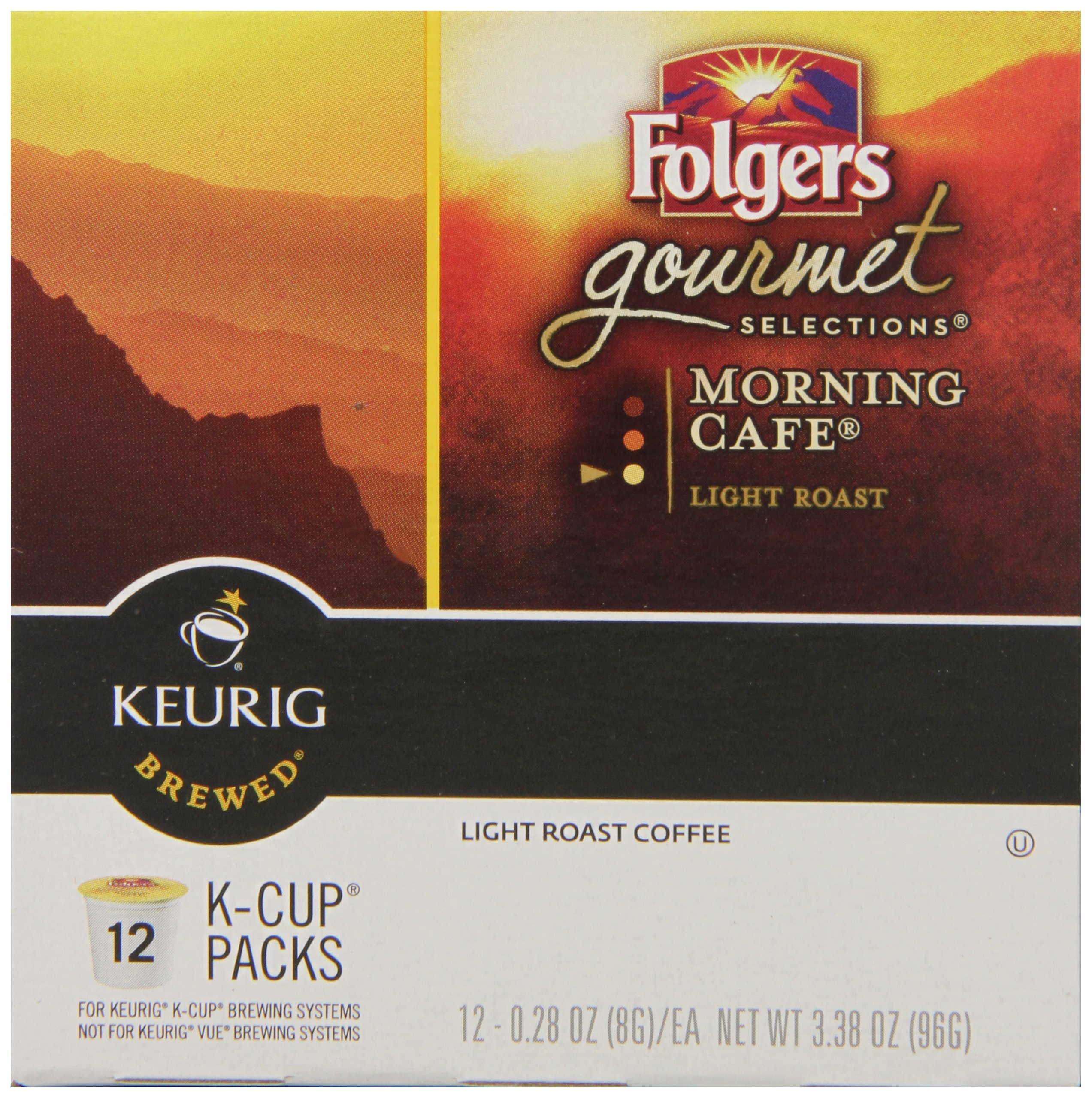 Folgers Morning Café, Mild Roast Coffee, KCup Pods for Keurig KCup