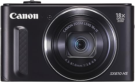 Canon PowerShot SX610 HS Digitalkamera (20,2 Megapixel, 18-fach opt. Zoom, 36-fach ZoomPlus, 7,5cm (3 Zoll) Display, opt. Bil