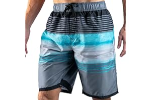 Kanu Surf Mens Bellaire Swim Trunks (Regular & Extended Sizes)