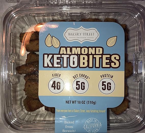 Bakery Street ALMOND KETO BITES 18 Oz (18 Oz) Grocery & Gourmet Food