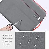 Voova 15.6-16 inch Laptop Sleeve Waterproof 360° Protection with Handle Grey view 3