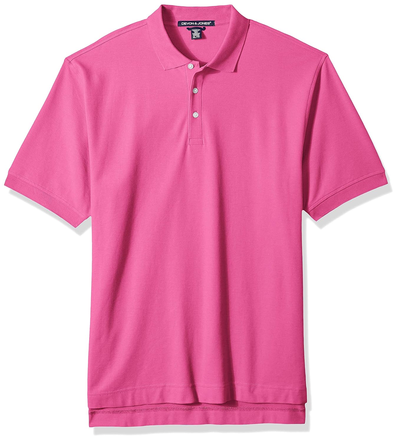 D and Jones Mens Dejn-d100-pima Piqu/&eacute; Short-Sleeve Polo