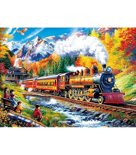 Amazon.com: RoseArt Bigelow Illustrations Canyon Express 500 Piece