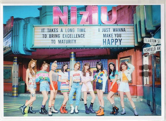 Amazon Co Jp Niziu ニジュー グッズ B5サイズ透明ラミネート下敷き A 韓国 Ap03 ホビー