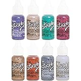 Stickles Ranger - 2018 Glitter Colors - Cosmic, Glisten, Cayman, Sandstone, Sorbet, Steel, Sunset and Twinkle - 8 Items