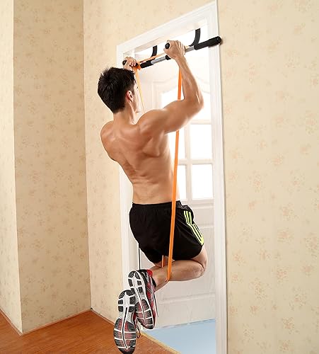 TODO Door Gym Bar with Assistant Bands Perfect Workouts for Pull