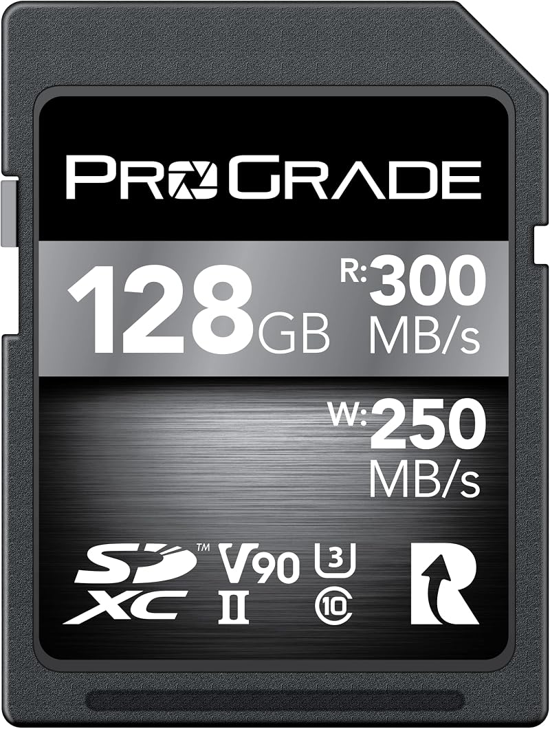 ProGrade Digital SDXC UHS-II V90 300R 128GB Memory Card