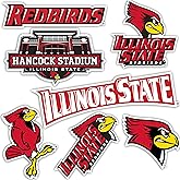 Desert Cactus Illinois State University Redbirds ISU Sticker Vinyl Decals Laptop Water Bottle Car Scrapbook Sheet T2 (Type 2)