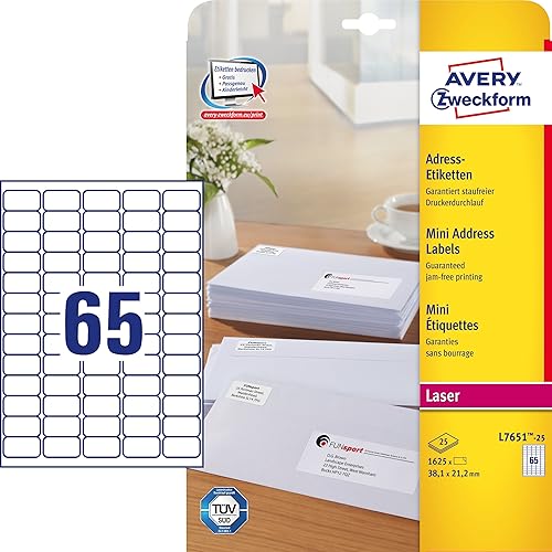 Avery Printable, Customisable Mini Organising Return Address Labels