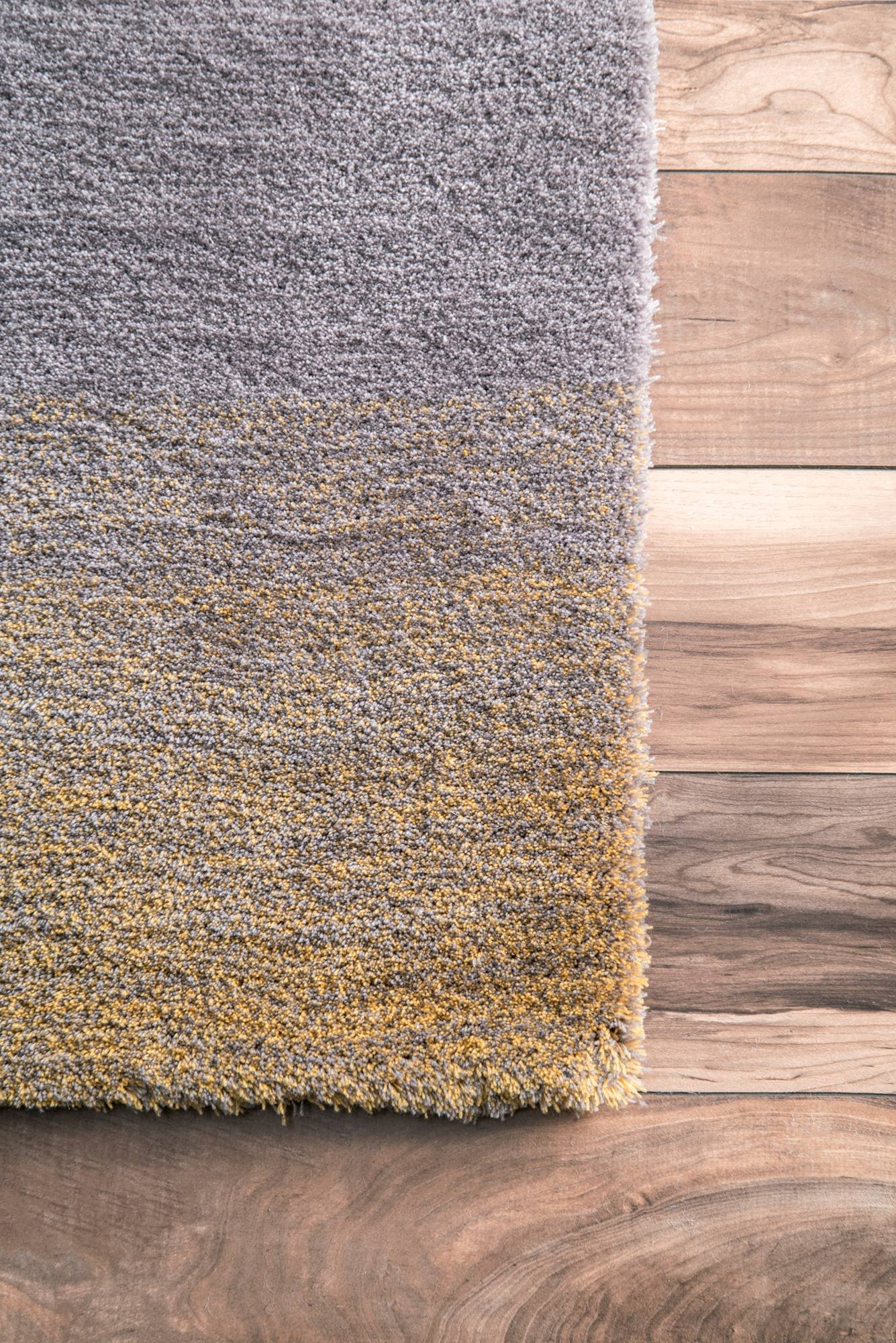 nuLOOM Ana Ombre Shag Rug, 4' x 6', Yellow