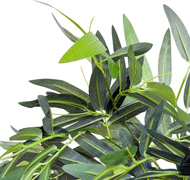 Outsunny Bambú Artificial 180cm con Cañas Naturales Árbol Planta ...