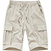 VtuAOL Cargo Shorts for Women Casual Relaxed Comfy Hiking Shorts with Multi Pockets