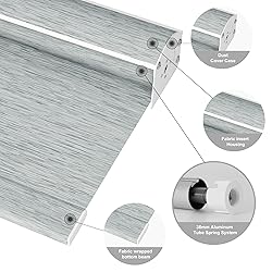 Boolegon Light Filtering Roller Shades for
