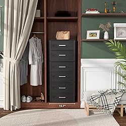 BOLUO Stackable Storage Drawers Closet Organizers