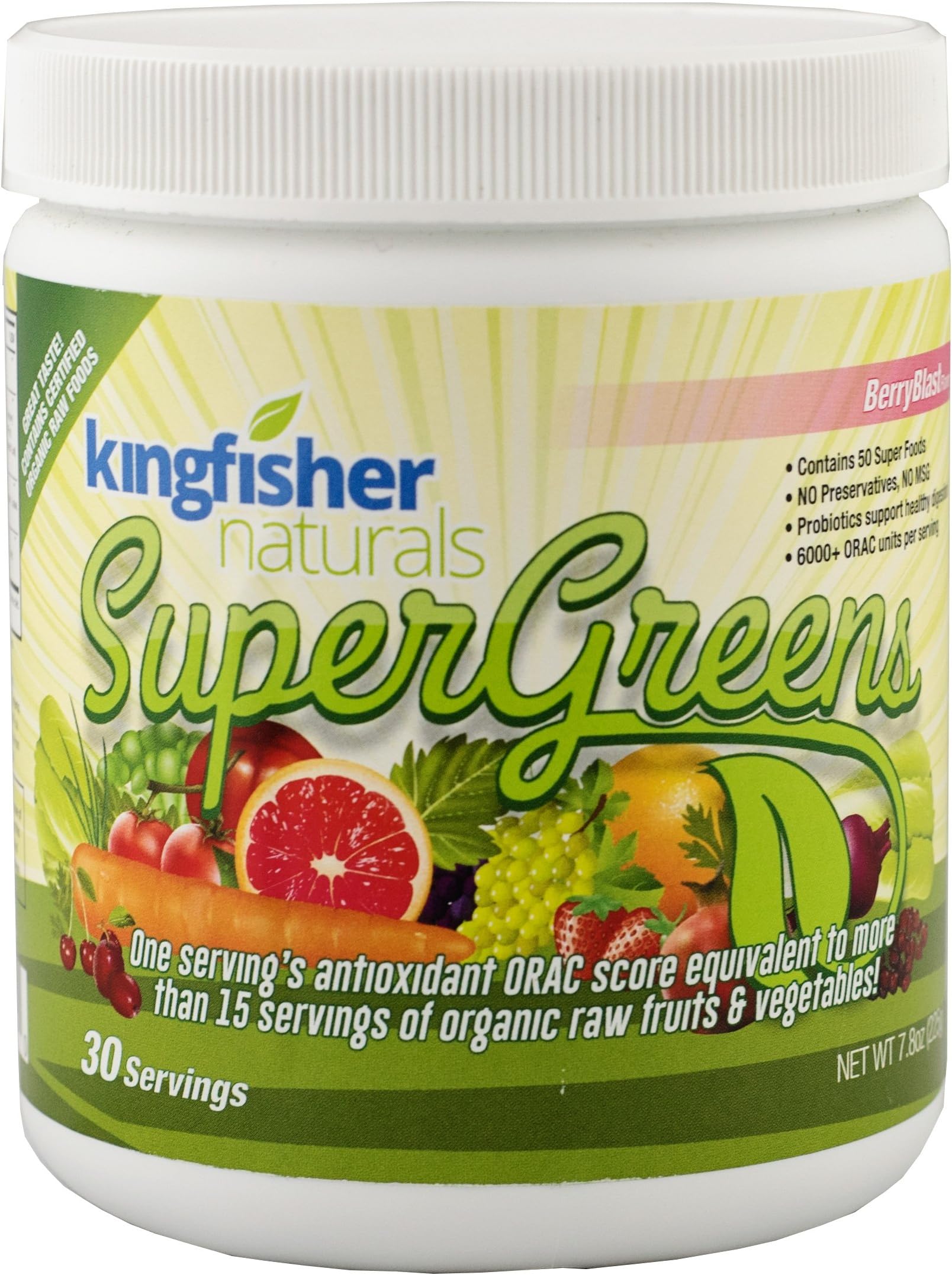 Naturals SuperGreens - Loaded with 50 Super Foods , 30 Day Supply