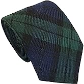 Men's Black Watch Tartan Scottish Plaid Neck Tie