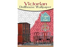 Victorian Dollhouse Wallpaper: Color & Cut