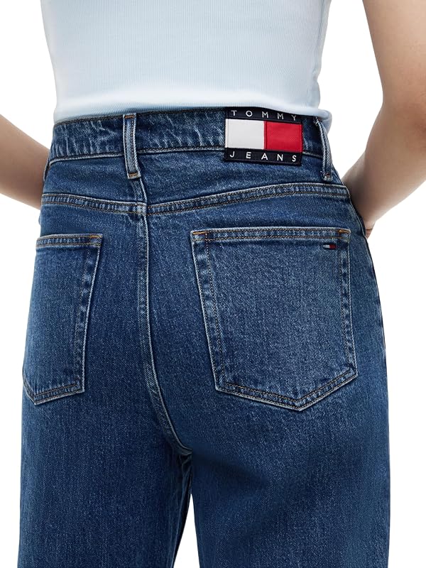 Jeans femininos 90s Mãe Alta AfiladaDW0DW23464 Ganga (Denim Médio), 29W / 32L — foto 3 de 5