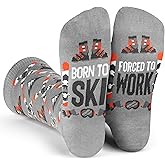 Lavley Ski Socks - Funny socks for skiers and snowboarders - Unisex novelty gift - Great for birthdays or holidays