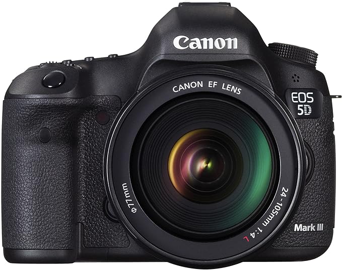 Canon EOS 5D Mark III SLR-Digitalkamera (22,3 Megapixel, 8,1 cm (3,2 Zoll) Display, HDR-Modus, DIGIC 5+ Prozessor) inkl. Kit 