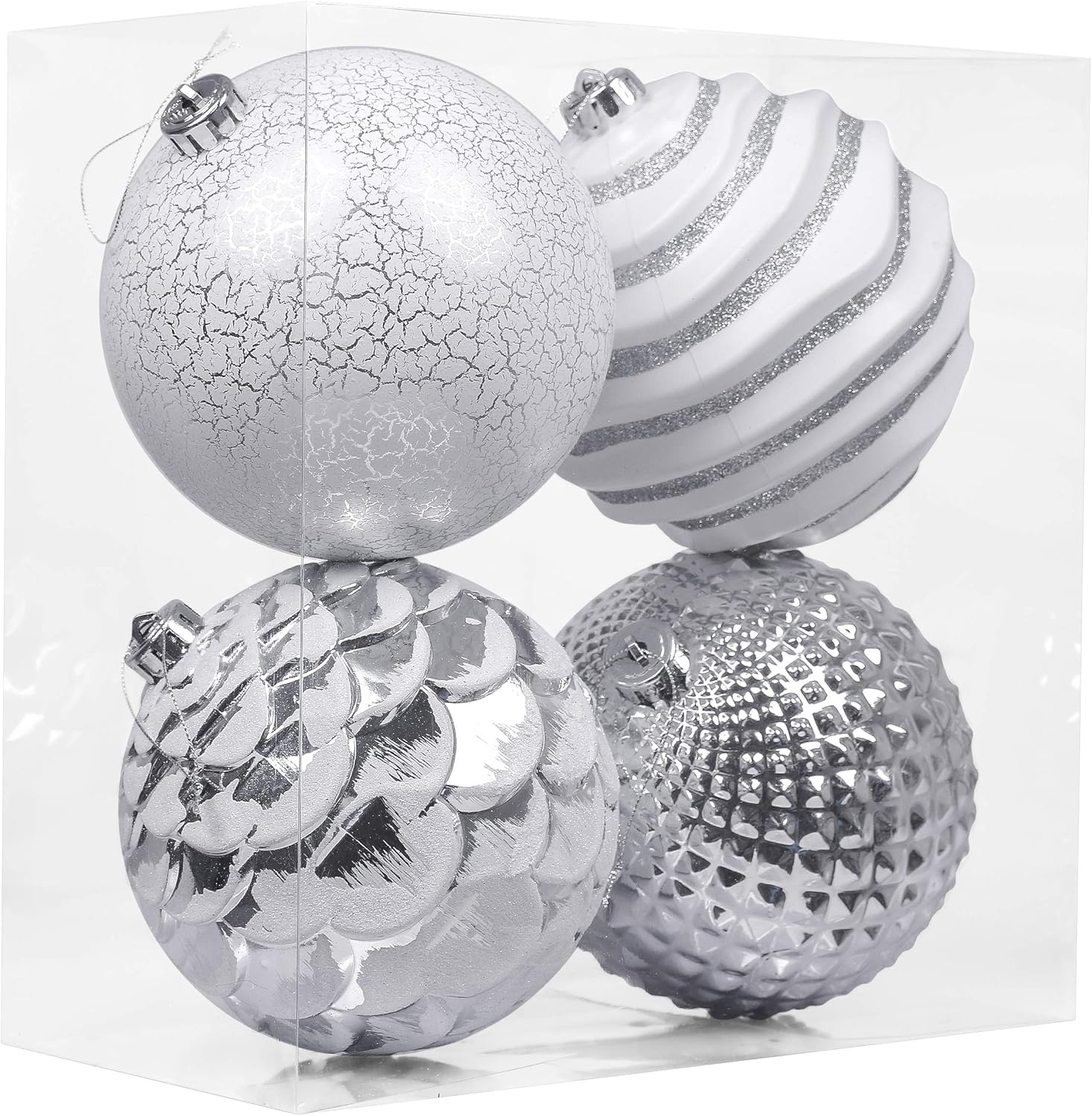 Valery Madelyn 4ct 150mm Frozen Winter Silver White