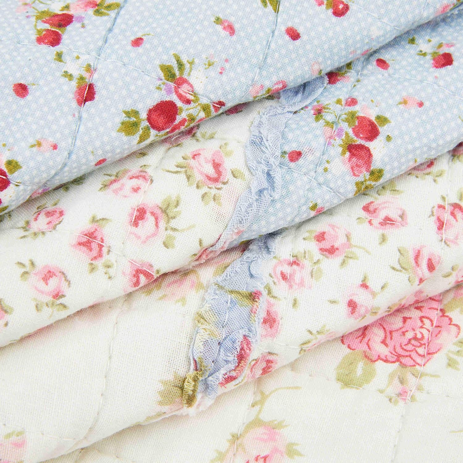 Rosa Küche, Haushalt & Wohnen Asvert Quilt Tagesdecke 100% Baumwolle