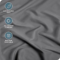 Bare Home Fitted Bottom Sheet Queen Size - Premium