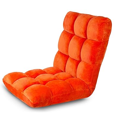 Adjustable Memory Foam Floor/Gaming Chair Orange Nigeria Ubuy