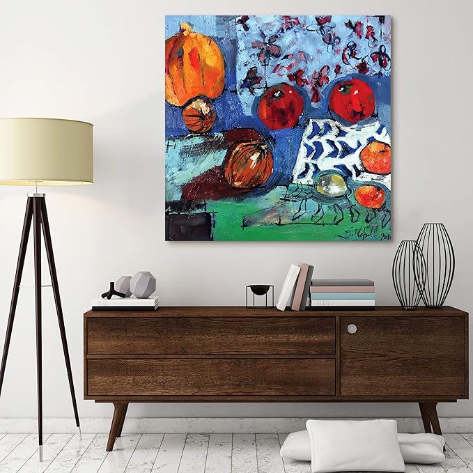 Apple Fruit Art,Tempered Glass Panel,Wall Decor