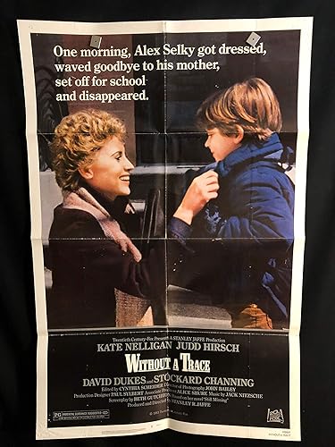 Without A Trace 1983 Original Vintage One Sheet Movie Poster Kate