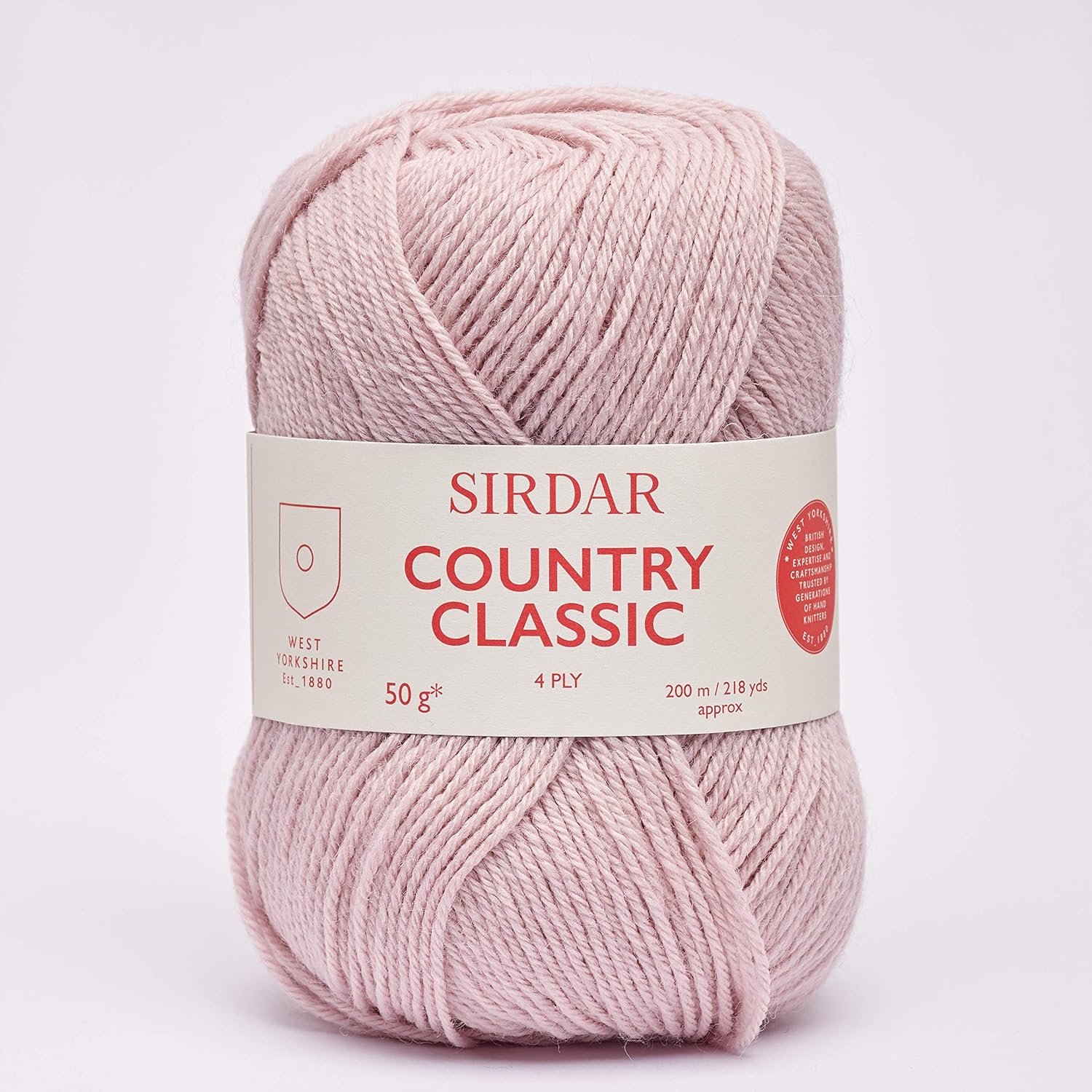 Sirdar Country Classic 4 Ply, Rose Pink (955), 50g
