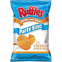 blue ruffles chips